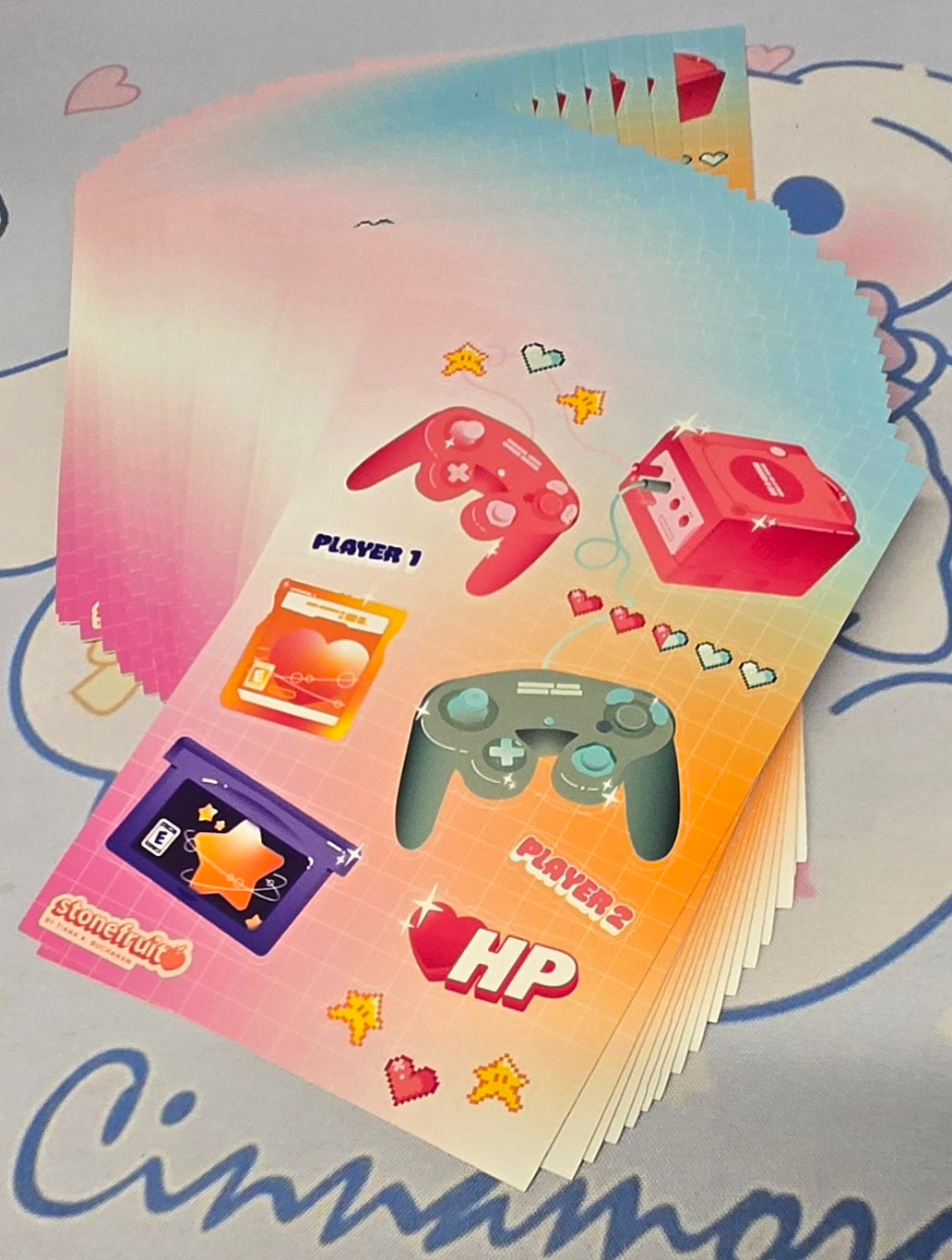 Nintendo Fan Sticker Sheet