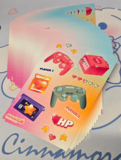 Nintendo Fan Sticker Sheet