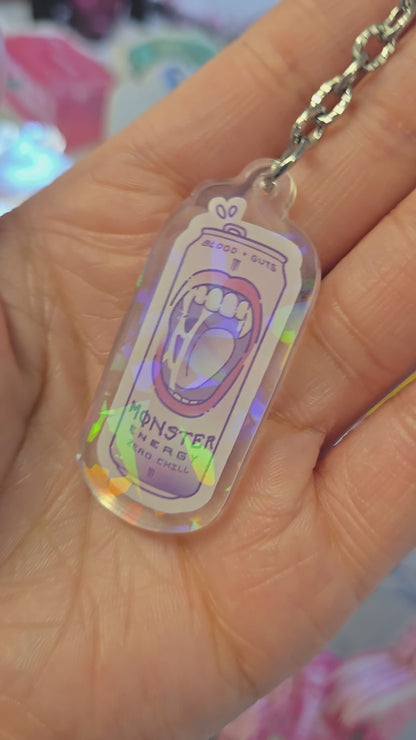 Energy Drink Keychain | Monster