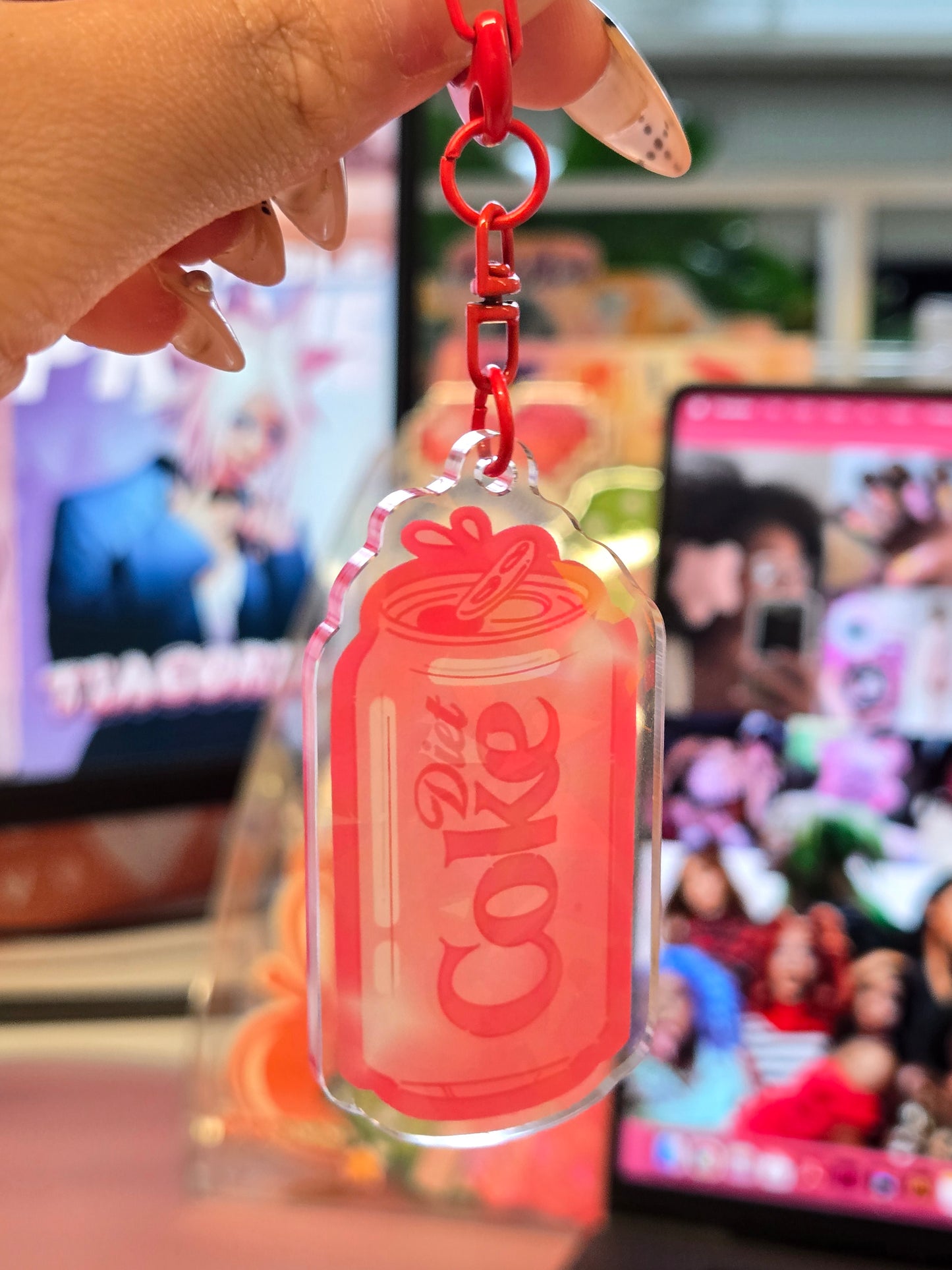 Energy Drink Keychain | Diet Coke