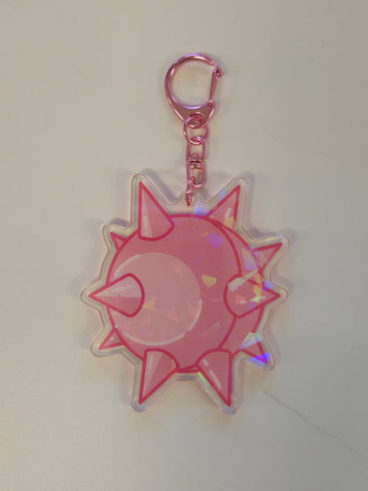 Spike Ball Keychain