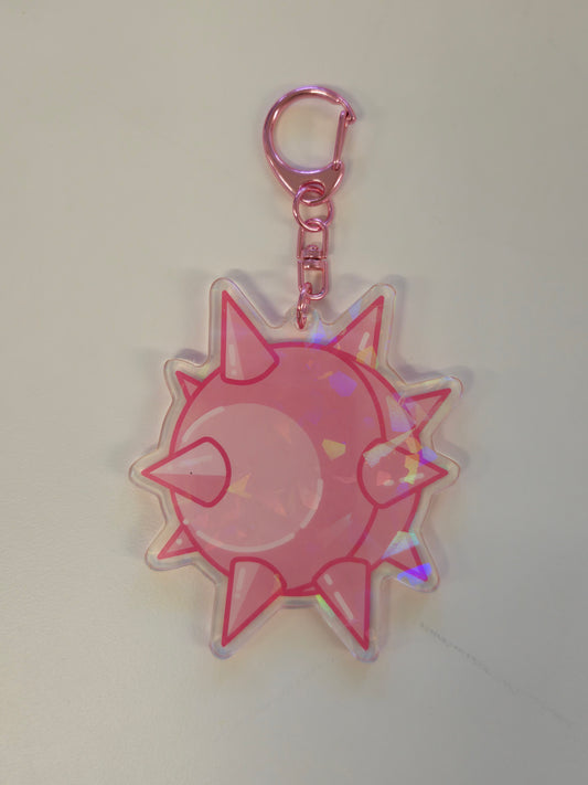Spike Ball Keychain