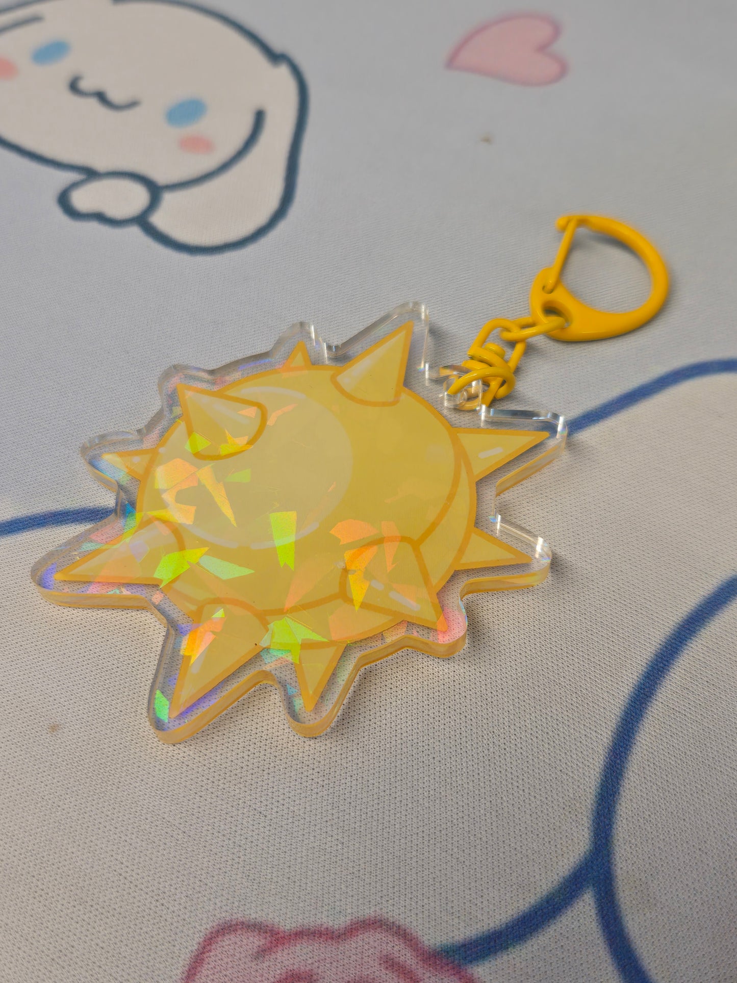 Spike Ball Keychain