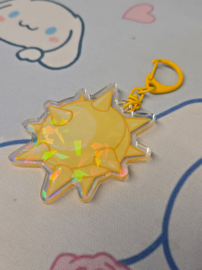 Spike Ball Keychain
