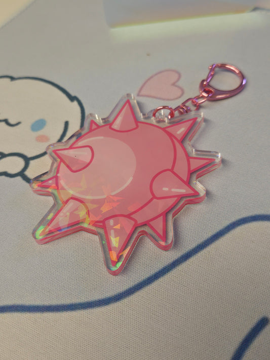 Spike Ball Keychain